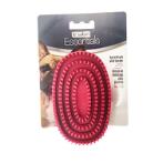 LE SALON RUBBER CURRY GROOMING BRUSH WITH HANDLE RCH091246