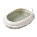 CAT LITTER BOX WITH SCOOP (LIGHT GREEN) (59.3x45x16cm) JNP681GN