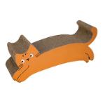 CAT SCRATCHING BOARD - CAT (ORANGE) (56x15x23cm) JNA007OR