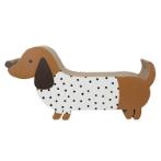 CAT SCRATCHING BOARD - DOG (BROWN) (56x15x23cm) JNA008BR