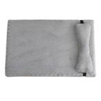 PET BED WITH PILLOW (MEDIUM) (LIGHT GREY) (50x40x6cm) AIC0M008GR