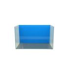 FISH TANK WITH OYAMA-LIGHT BLUE BACK 60X30X36CM NO COVER FT2FT36LBLUE