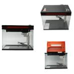 FISH TANK SET 38X24X30cm BLACK DY380B