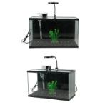 FISH TANK SET WITH OYAMA-BLACK 36X16X22cm WITH FRAME COVER FT1FT36BLK