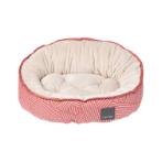 REVERSIBLE PET BED, BRICK RED SMALL(56x45x17cm) FY106805