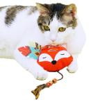 CAT PLUSH TOY - FOX WITH FEATHER TAIL (27x15x3cm) AIC0CT217