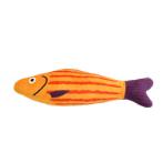CAT PLUSH TOY - FISH WITH CATNIP (ORANGE) (22x6.5x6cm) AIC0CT205