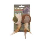 CAT PLUSH TOY - MATATABI WITH FEATHER TAIL (6x4x16cm) AIC0CT028