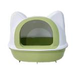 CAT SHAPE LITTER BOX (GREEN) (52x36x42cm) AIC0BL015