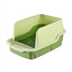 STAINLESS STEEL PET POTTY TRAY WITH HIGH RIM (ASSORTED) (60x43x22cm) AIC0TL006