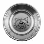 SELECTA STAINLESS STEEL CAT BOWL - SATIN 350ml AIP0IBSCB35001