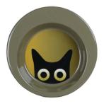 CAT FACE STAINLESS STEEL SAUCER - ROUND EYES 350ml AIP0IBCFKS35001