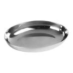 STAINLESS STEEL CAT DISH - OVAL 290ml AIP0IBOCD290