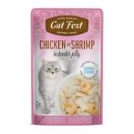 POUCH CHICKEN WITH SHRIMP IN JELLY FOR CATS 70g SDL079218046