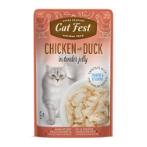 POUCH CHICKEN WITH DUCK IN JELLY FOR CATS 70g SDL079218060