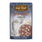 POUCH DUCK WITH RABBIT IN JELLY FOR CATS 70g SDL079218886
