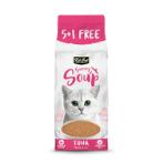 SAVOURY SOUP POUCHES FOR CATS  TUNA  50ml X 6 KC88139