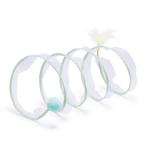 SPIRAL GABI TUNNEL WITH BALL AND FEATHER (GREEN) (CAT) (60x25x25cm) BT0430577