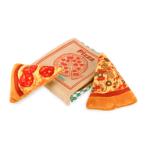 PLAY BONES & BITES - FETCH N FEAST PIZZA SQUEAKER (DOG) (24x21x9cm) PLY0PY7208CSF