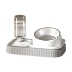 WATER AND FOOD DISPENSER (GREY/ WHITE) (32x19.5x13cm) AIC0BW021