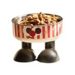 STAINLESS STEEL MUNCHMATES ELEVATED BOWL (14x14x10.5cm) AIC0BW036