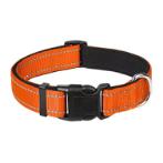 REFLECTIVE DOG COLLAR (ORANGE) (EXTRA SMALL) (20-30cmx1.5cm) AIC0DC001XSOR