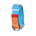 NYLON DOG COLLAR - HAPPYTREK SOFT WEAR - RESISTANT (BLUE) (SMALL) (28-36cmx2.5cm) AIC0DC003SBL