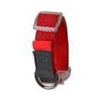 NYLON DOG COLLAR - HAPPYTREK SOFT WEAR - RESISTANT (RED) (SMALL) (28-36cmx2.5cm) AIC0DC003SRE