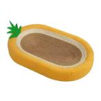 PINEAPPLE OVAL CAT SCRATCHING BOARD (61x40x9cm) AIC0CST003