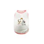 SWEAT SHIRT - CAT AND DOG (WHITE) (LARGE) (35cm) SS025K036TK022L