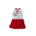 CHINESE NEW YEAR DRESS - FISH (RED/ BLUE) (LARGE) (35cm) SS025K036TK031L