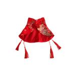 CHINESE NEW YEAR CAPE - FLOWER (RED) (LARGE) (35cm) SS025K036TK060L