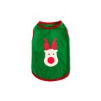 CHRISTMAS SWEAT SHIRT - DEER (GREEN) (LARGE) (35cm) SS025K036TK073L