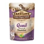 QUAIL ENRICHED WITH DANDELION FOR STERILIZED POUCH 85g 104100384