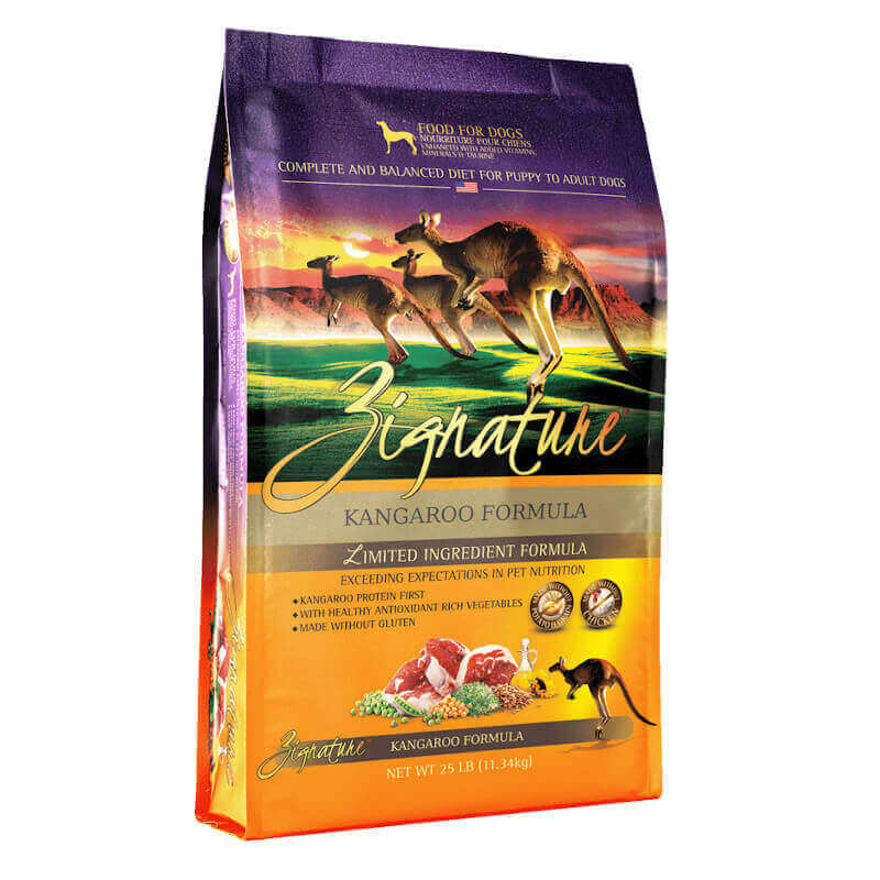 Zignature senior dog hot sale food