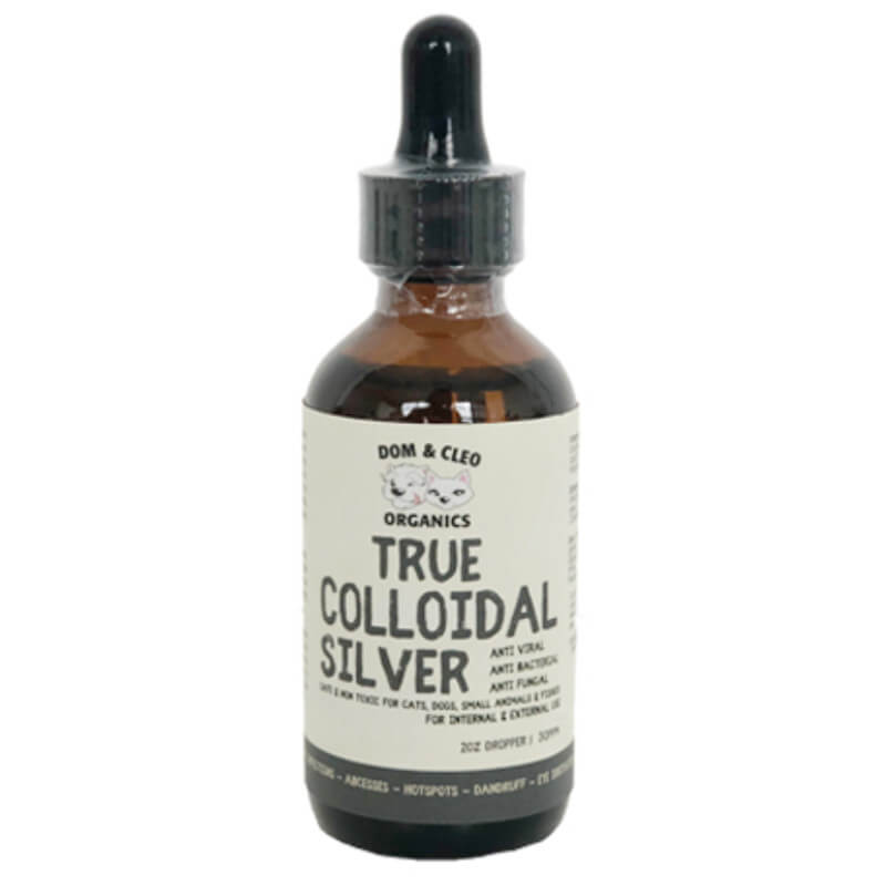 Dom & Cleo Colloidal Silver (Antimicrobial) Spray 2oz, Dog & Cat Medi